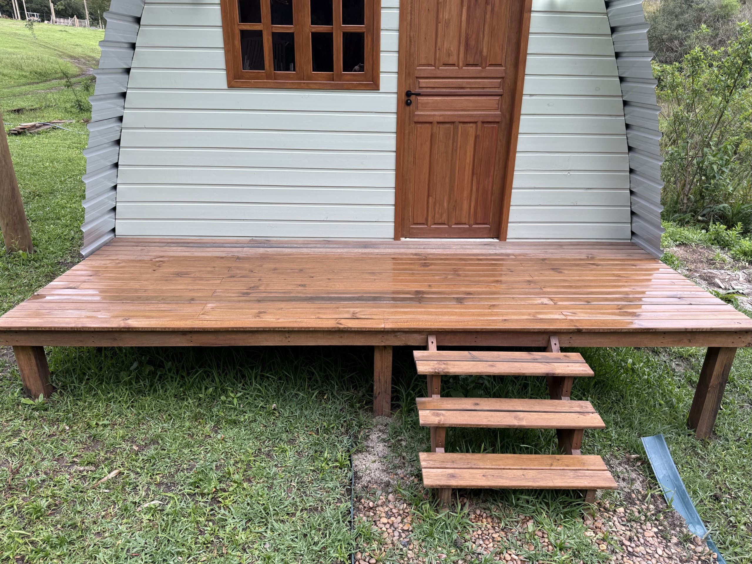 Deck 6m² madeira tratada — foto 1