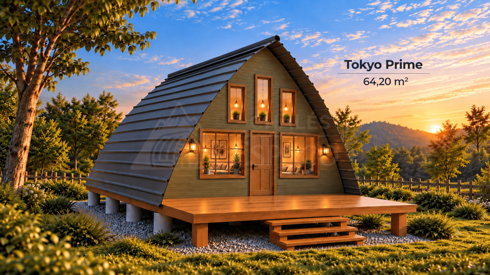 Chalé Tokyo Prime - 64,20m²